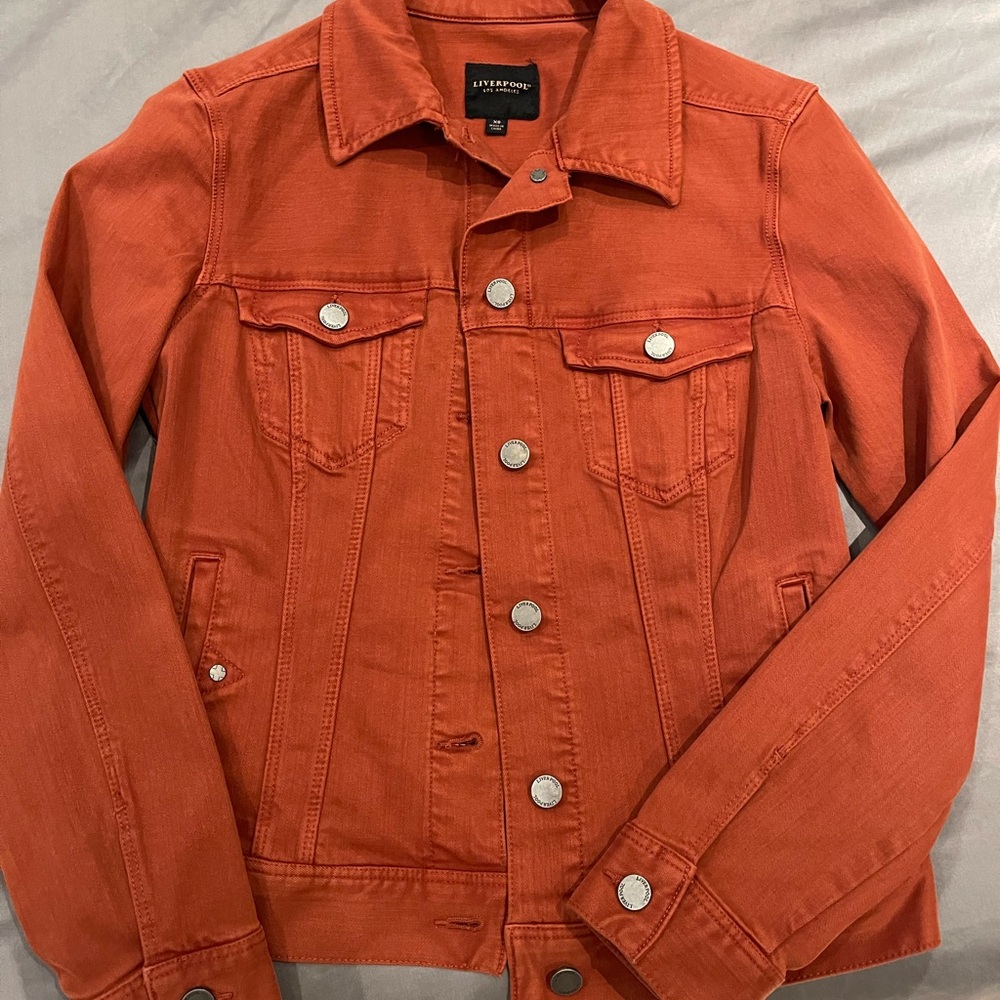 Liverpool Los Angeles Burnt Orange Denim Jacket – Size XS